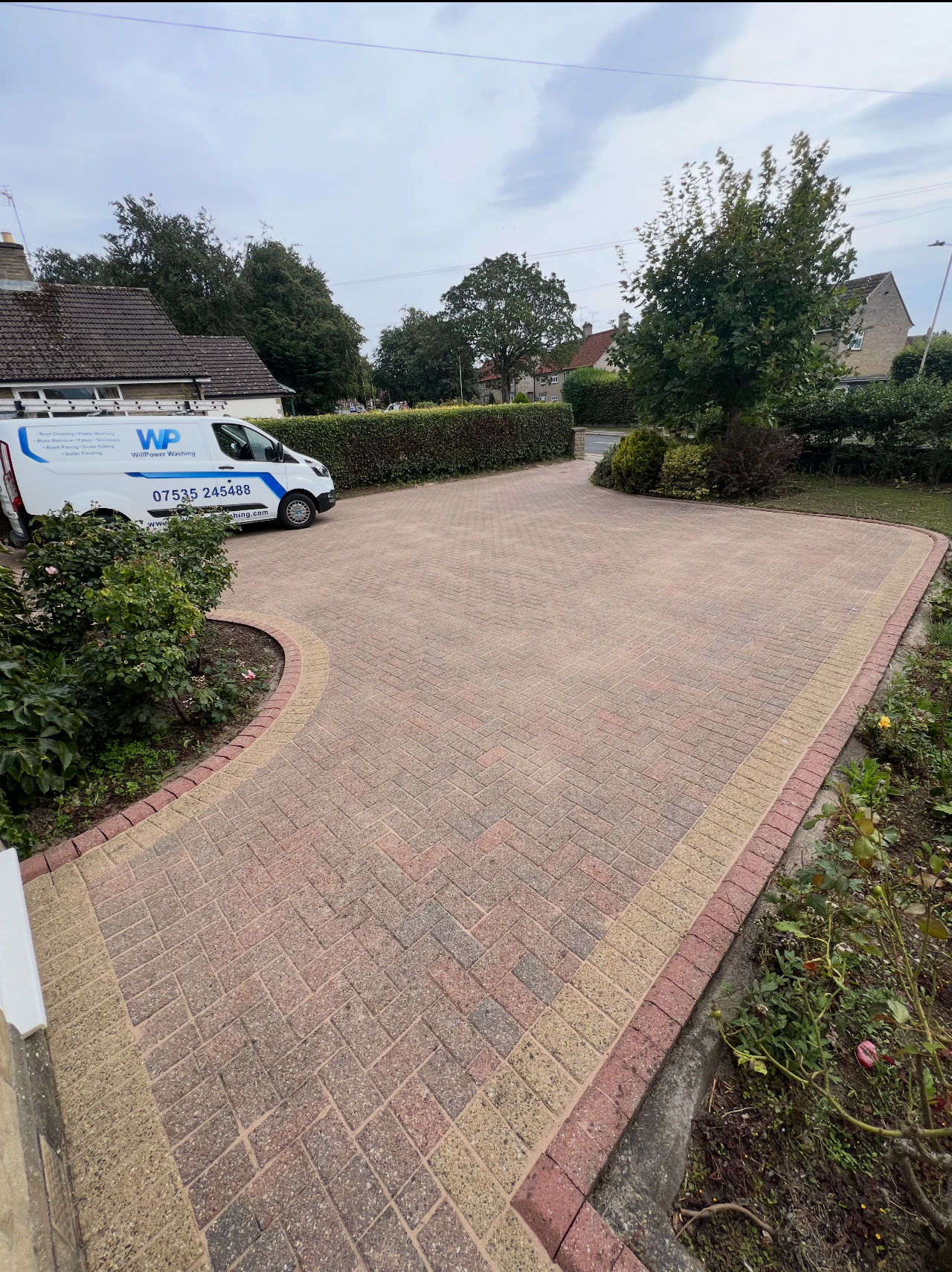 Pressure washing showcase